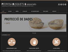 Tablet Screenshot of pedrosabusquets.com